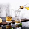binsakao Highball Glasses Collins Tall Beverage Set of 6, 14
