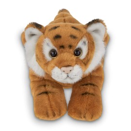 Bearington Lil' Saber Small Plush Stuffed Animal Tiger, 9 inches