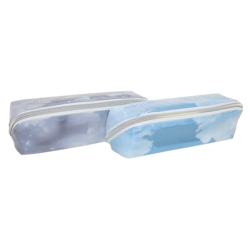 MOTiON Slim Turn Open Pen Case, Gray Sky