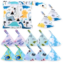 Pipi Teepee Baby Boy 12 Pieces Pee Teepee Baby Nappy Caps and 1 Piece Nappy Bag, Strong Water Absorption Stay Dry When Changing Nappy More Comfort, Boys Nappy Changing Accessories