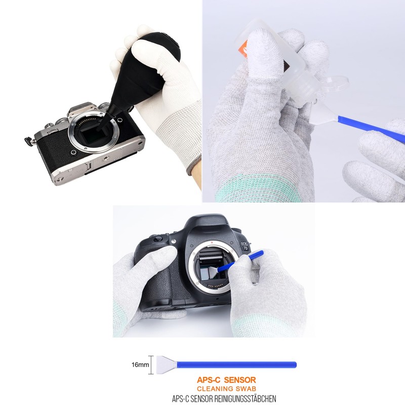 Minadax KF Sensor Cleaning Set APS-C 10 x 16 mm