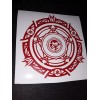 House of Gremory Seal Symbol Rias High School DxD Sticker