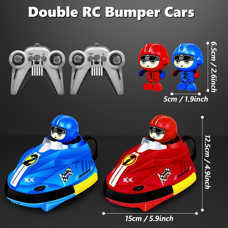 JONRRYIN Remote Controlled Against Each Other Toy Car, 2 Pieces