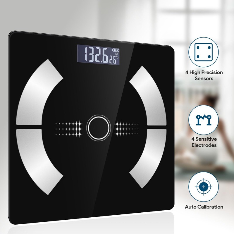 Smart Body Fat Scale Wireless Digital Weight Scale – Measures