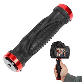 Camera Handle, Stabiliser Camcorder Handle, Handheld Camera Grip, Camera Holder, Provides Ample Grip so You Can Shoot Stably, Suitable for Cameras, Camcorders, with 1/4" Thread