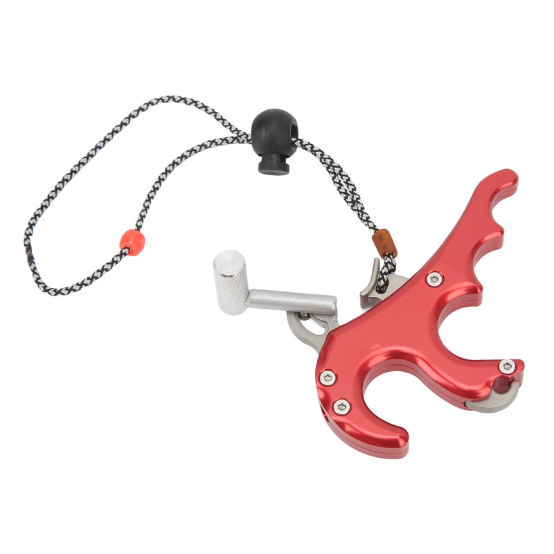 4 Finger Archery Release Aid Grip Aluminum Alloy Compound Bow