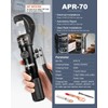 CHANHYD Hydraulic Crimping Tool & Cutter - 8 US TON,