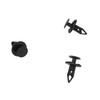 POPSTORE Set of 120 8mm Push-Type Automotive Clips Universal Plastic