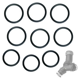 9PCS 926-168 Radiator Hose and T-Pipe Coolant Tee Coolant O Rings Kit, DR3Z8566A BC3Z-8590-F Compatible with Ford F-150(2011-2018),F-250,350,450,550 Super Duty, Mustang and Lincoln Models-Stopped