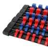 6PCS Drive Socket Organizer Holder 1/4in 3/8in 1/2in SAE And