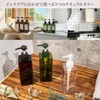 Nesekt Shampoo Bottle Dispenser Large Capacity 650ml Clear 3-Piece Set