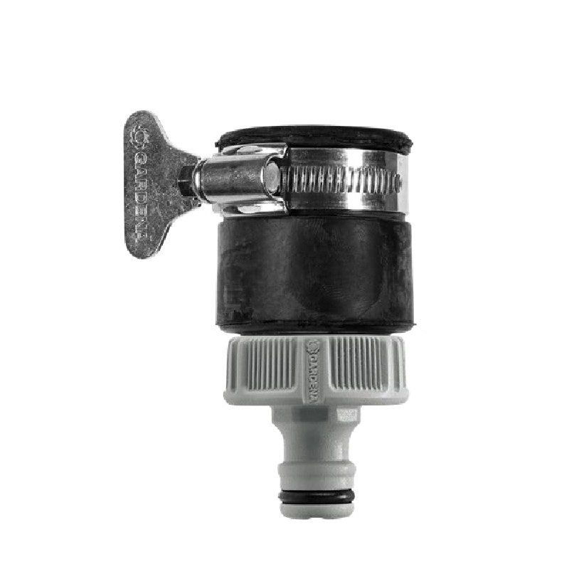 GARDENA 2907-20 Round Faucet Connector (For Faucets Without Threaded Outer