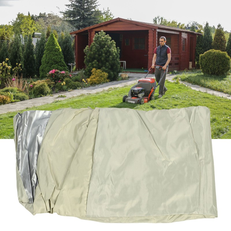 Lawn Mower Cover Heavy Duty 600D Oxford Cloth Waterproof Dustproof