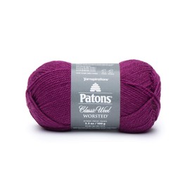 Patons Classic Wool Yarn, Amaranth