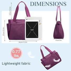 PlasMaller - Bolsa de viaje de mano para equipaje plegable Equipaje de viaje Bolsas deportivas para gimnasia Mochila de hombro liviana (Púrpura)