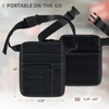 MELINON Restaurant Waiter Waist Money Pouch Bag, Serving Apron, Check