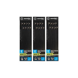 Matrix Barbless Leader MXC-3 Bait Band 15 cm x8