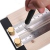 QeeHeng Woodworking T Ruler High Precision Gauge Marking Scale Scribe