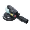 Benchmark Abrasives 5" Professional Heavy Duty Vacuum Dual-Action Random Orbital Sander with PSA and Hook & Loop Backing Pads, Orbital Pneumatic Sanding Disc Sander, Woodworking Automotive