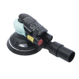 Benchmark Abrasives 5" Professional Heavy Duty Vacuum Dual-Action Random Orbital Sander with PSA and Hook & Loop Backing Pads, Orbital Pneumatic Sanding Disc Sander, Woodworking Automotive