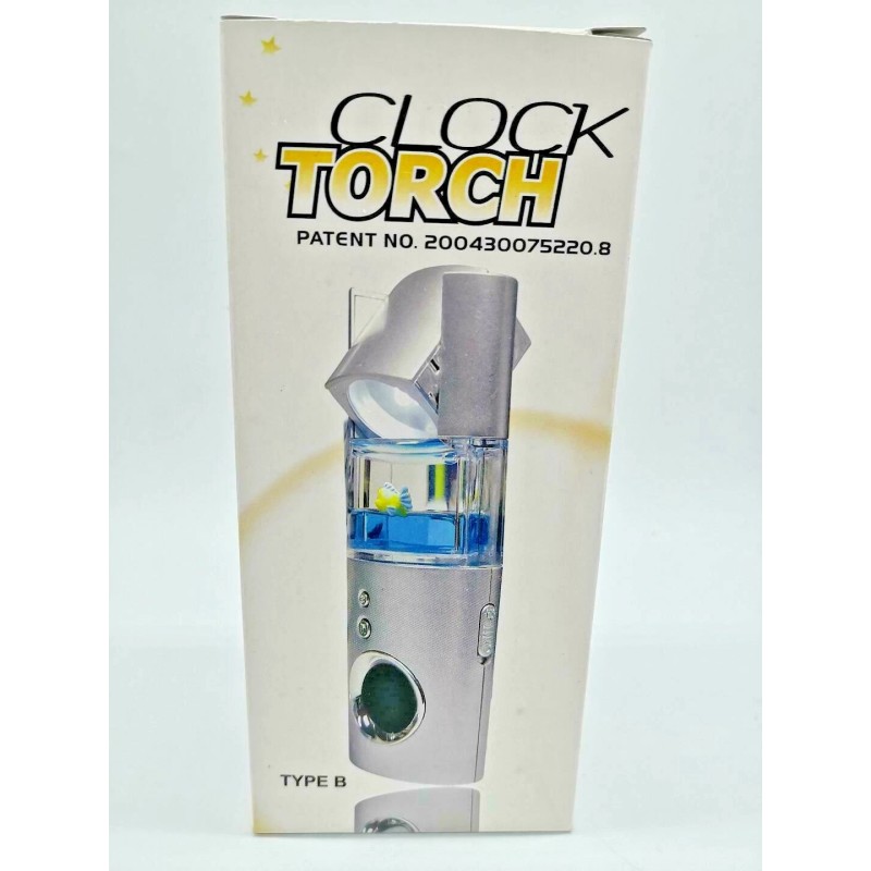 88 Liquid Aquarium Clown Fish Desk Clock Alarm Calendar Torch