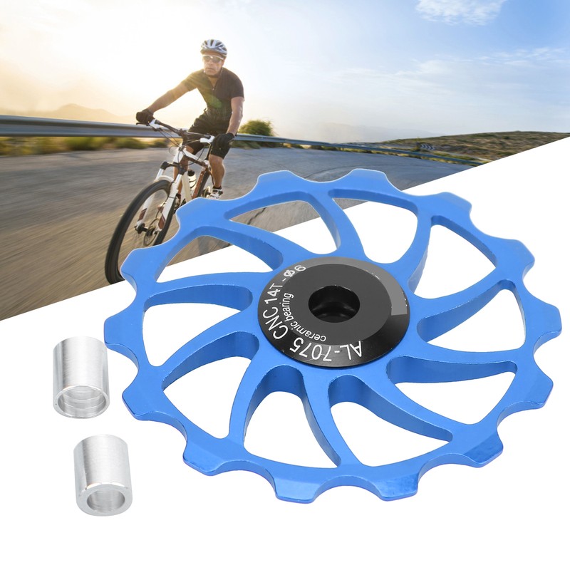 Cycling Bicycle Rear Pulley Bike Guide Roller Pulley Parts 14T