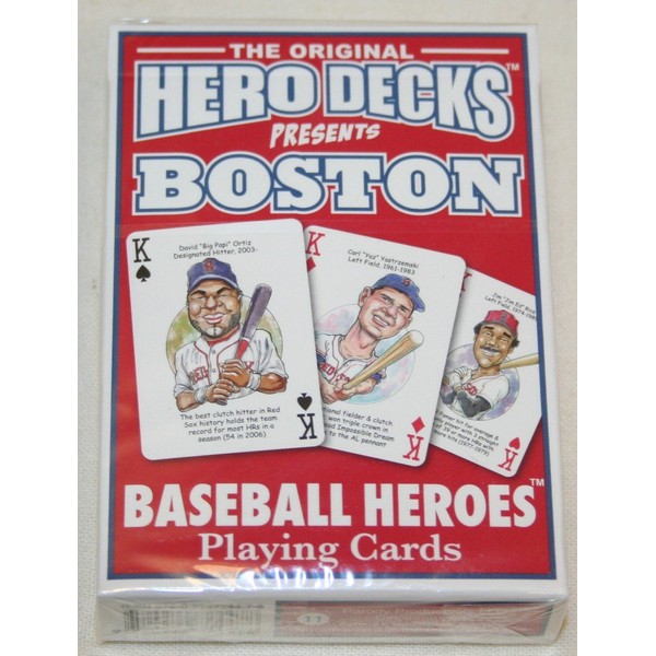Channel Craft Hero Decks - Boston Red Sox - Playing Cards
