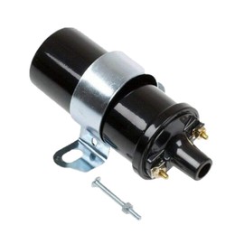 One New 6 Volt Ignition Coil with Bracket Fits Massey Ferguson TE20, TEA20, TO20, TO30, TO35 Tractors