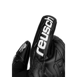 Reusch Attrakt Infinity NC Grip and Breathable Goalkeeper Gloves Football Gloves for Adults for Men and Women Perfect for Artificial Grass Black
