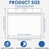 200 Pack ID Badge Holders Horizontal, Waterproof Name Badge Holders