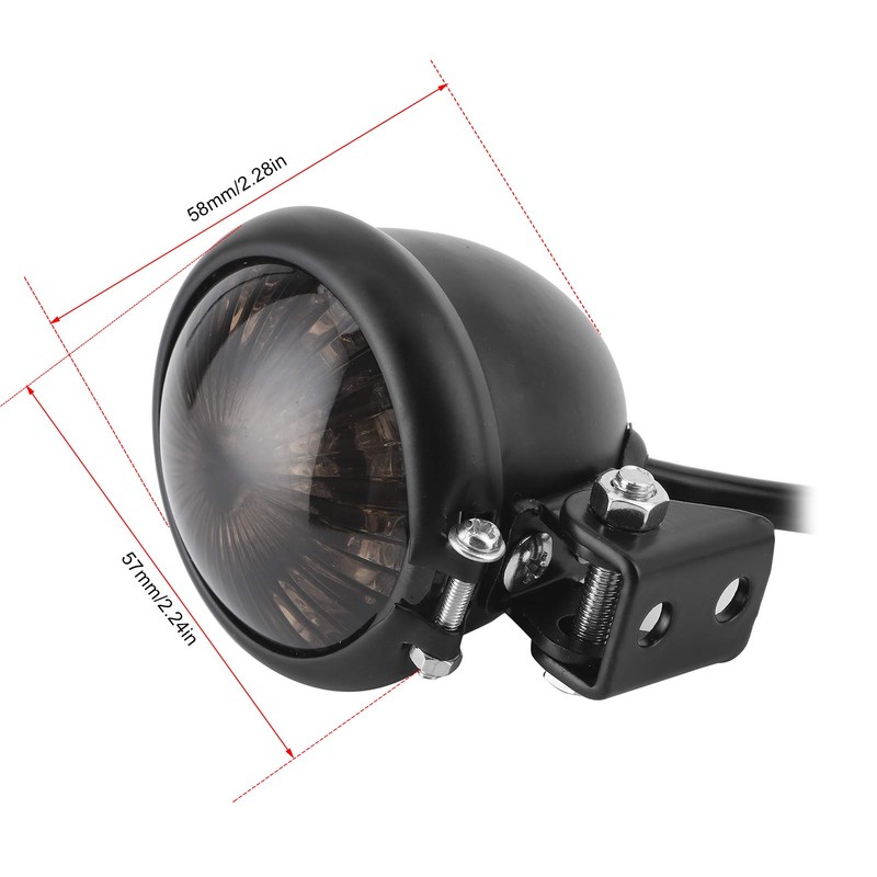 Universal 12V LED Motorcycle Tail Light with Screw Fixing Bar