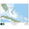 The Bahamas - 22" x 17" Paper Wall Map