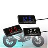 BUGUUYO Motorcycle Voltmeter Car Volt Meter Led Digital Display 12v