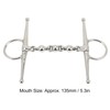 135mm Stainless Steel Horse Mouth Bit Full Cheek Snaffle Bit