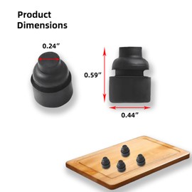 AceAccs Rubber Feet for Slow Cookers,Slow Cooker Insert Accessories (8 Packs),Scratches and Damages