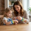 144PCS Autism Awareness Silicone Bracelets Bulk Colorful Puzzle Wristbands for