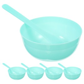 5Pcs DIY Mixture Making Tools Glue Mixing Bowls for Funny Craft Making Arts(Green)