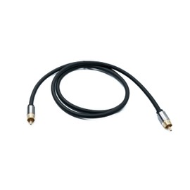 System-S Audio RCA Cable 100 cm 1 Pin Male to Male Adapter