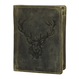 Greenburry Vintage Wallet Hirsch Leather 9,5 cm