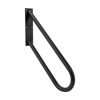 DYNAMI 2-Pack Stainless Steel U-Shaped Handrail for 1-3 Steps,27.5in Black