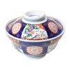 Large Tea with Lid, Brocade Peony Lid Bowl (6.2 x