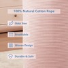 MOJOSCEND 15Dx20H inches Large Pink Hamper Laundry Basket for Baby