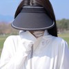 Easylivegogo UV Protection Hat for Women, Sun Visor, Straw Sun