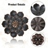 Lotus Incense Holder Burner with 5 Holes & Removable Ash