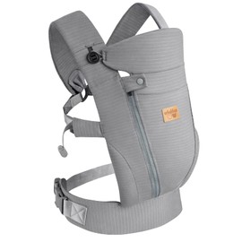 Vrbabies Baby Carrier for Newborns (Face-to-face Hugging, Forward-facing Hugging, Piggyback Strap), 3-Way Baby Straps, Lightweight, Mesh, Baby Sling, Back of Sit, Back of the Neck with Waist Belt,