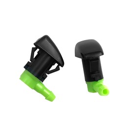 2 Pcs Adjustable Windshield Washer Nozzle kit - Fit for 2005-2010 Chrysler 300, 2008-2013 Jeep Liberty, 2008-2012 Chevy Malibu, 2005-2010 Pontiac G6, 2005-2008 Dodge Magnum, Wiper Fluid Spray Nozzle