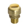 2 Pieces XFITTING 3/4" Push Fit x 1/2" Male Adapter