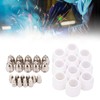 Plasma Consumable Kit P80 Electrode Tip Ceramic Nozzle Set Accessories