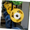 GRIRIW Steel Core Rubber Coated Gym Plates Small Weight Plates