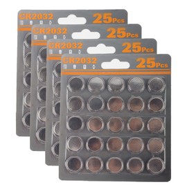 anmas rucci 200pcs 2032 Battery, CR2032 Lithium 3V Coin Battery, CR2032 3V Battery for Key Fob, CR2032 Lithium Battery